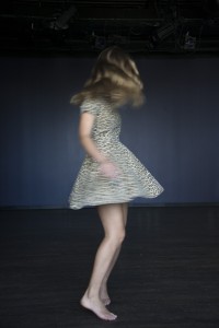 Jamie leopard dress swirl