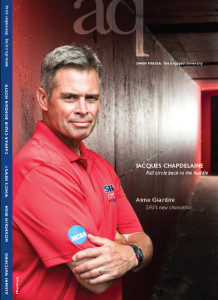 SFU aq Magazine Cover feature on Clansmen Coach, Jacques Chapdelaine and his sons